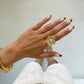 FLOWER PEARL RING