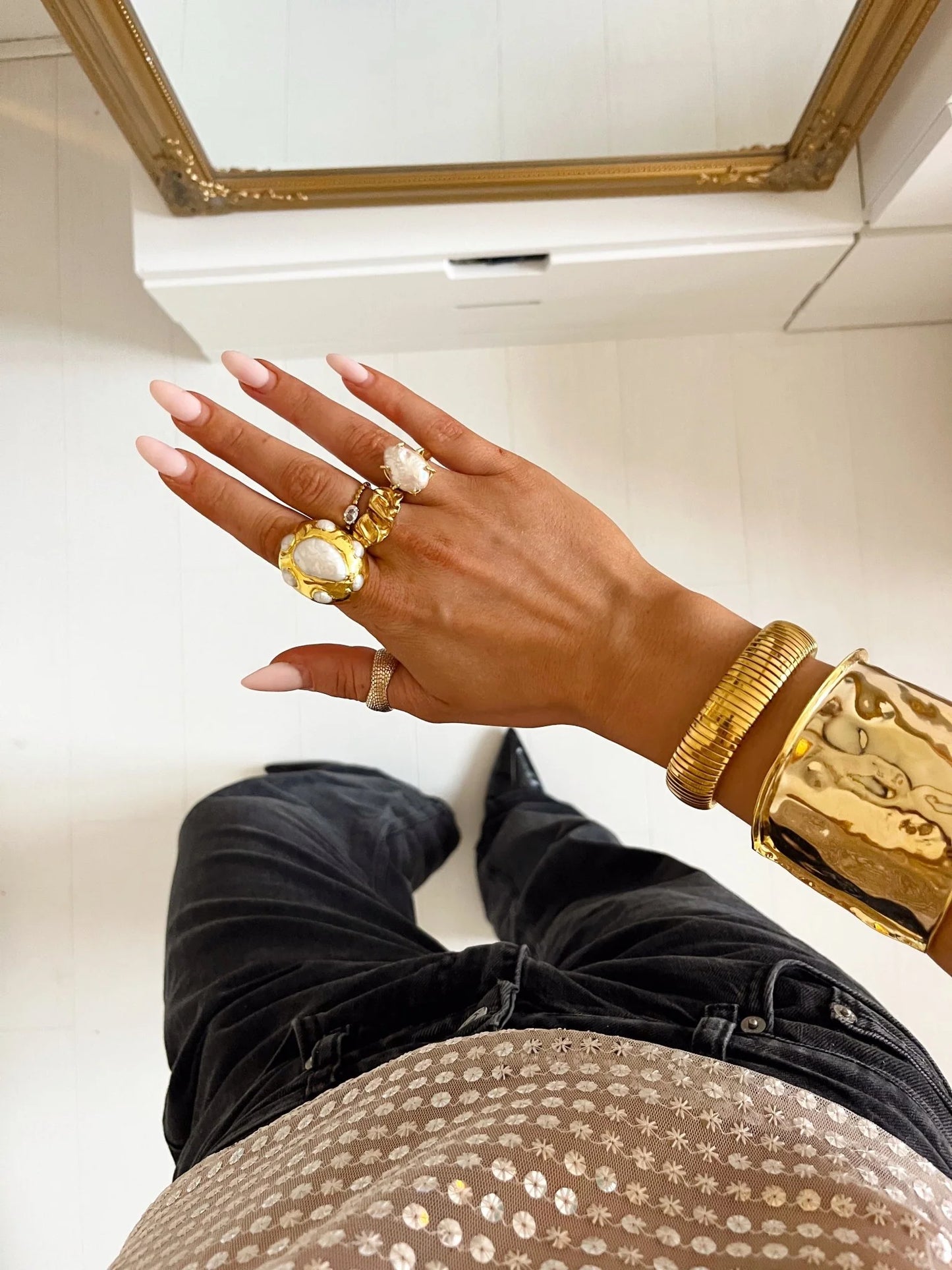 MEGA PEARL RING