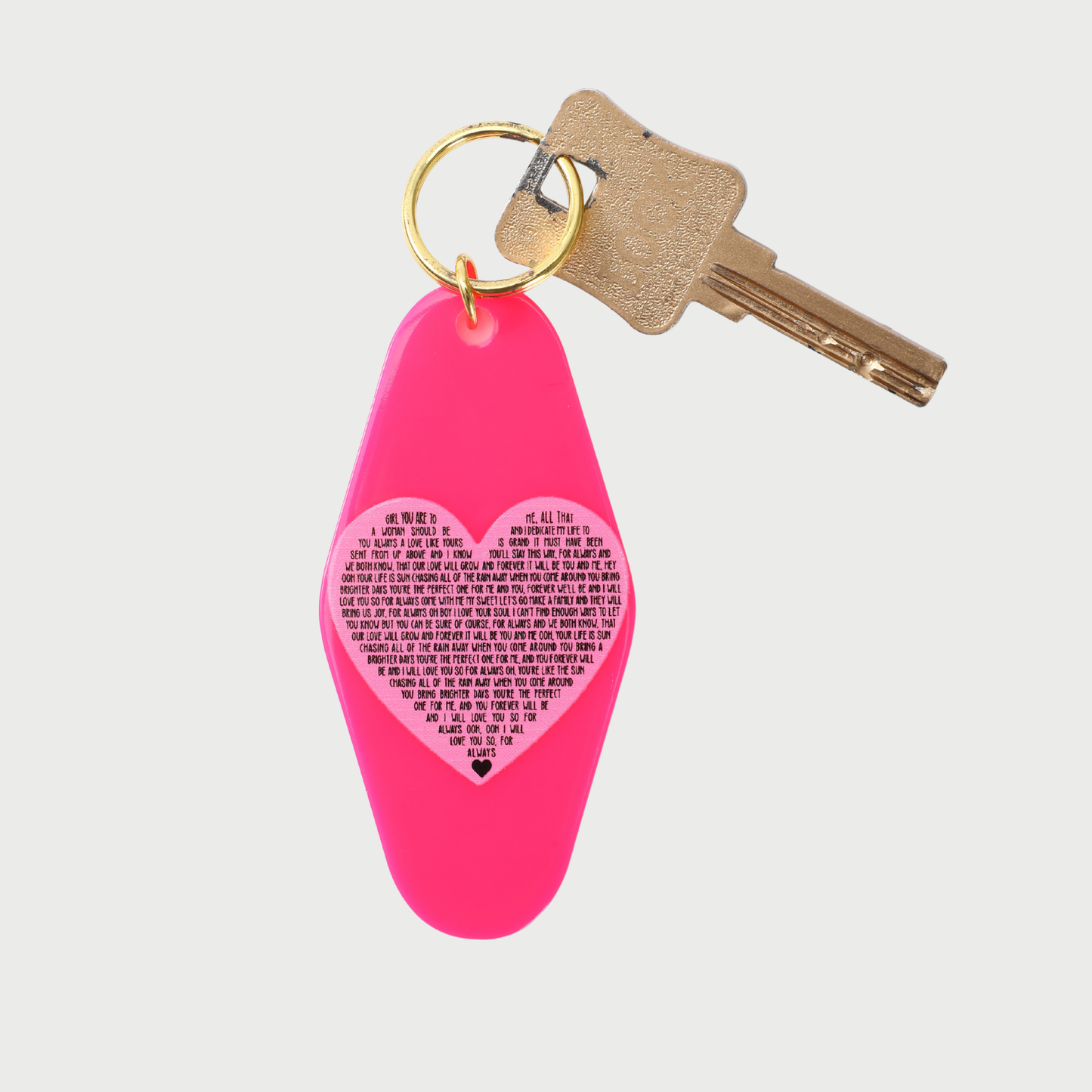 QUOTE KEYCHAIN