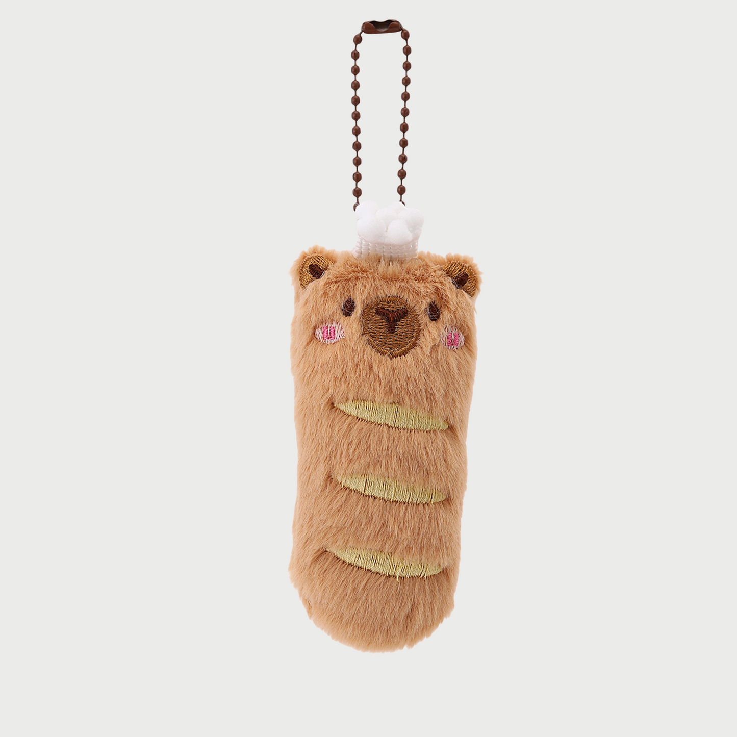 PLUCHE BAQUETTE BAG CHARM