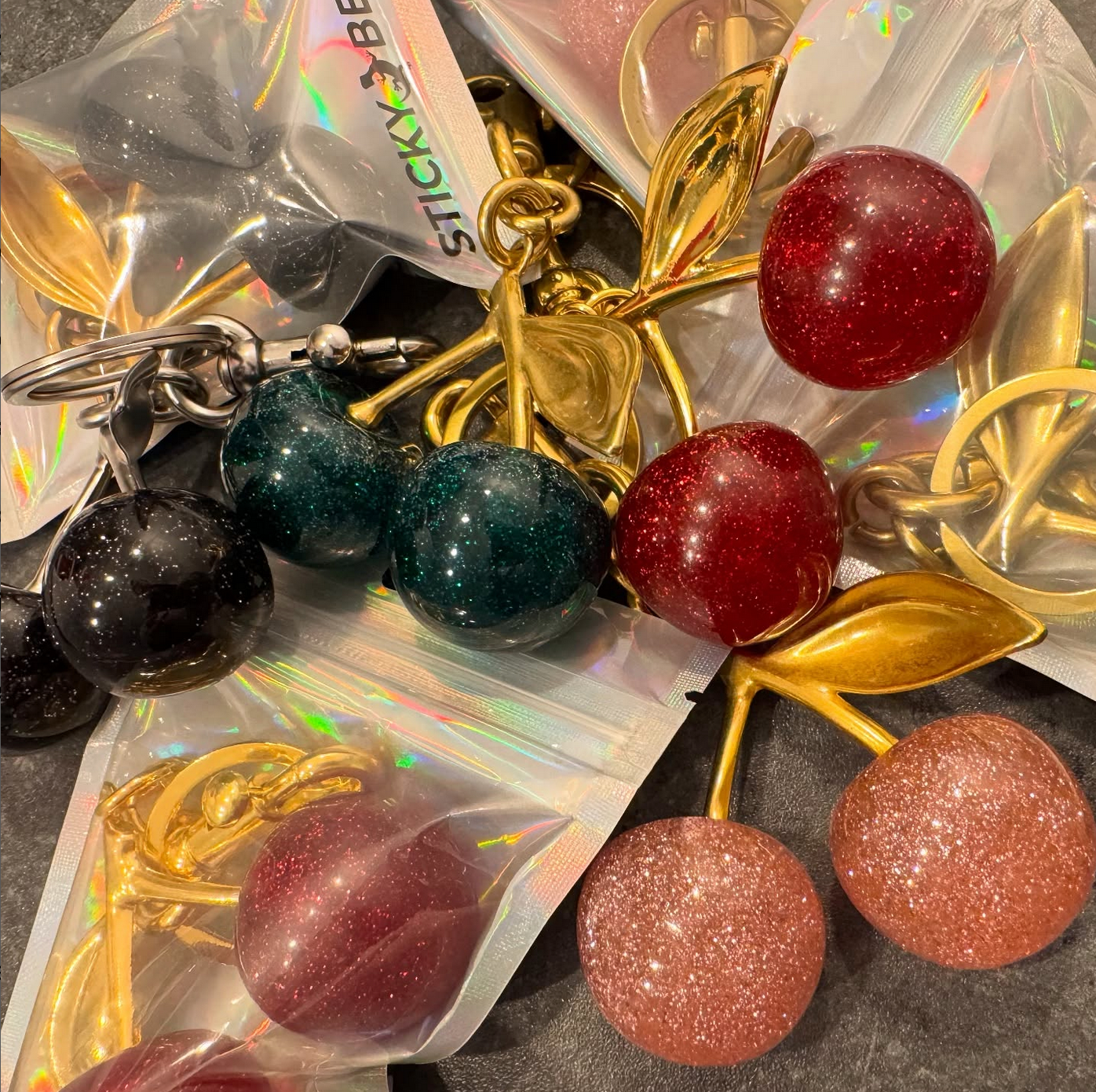 CHERRY BAG CHARM