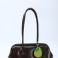 LEATHER PEAR CHARM